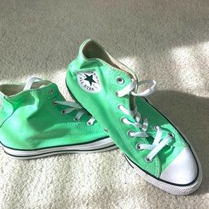 High top Green Converse